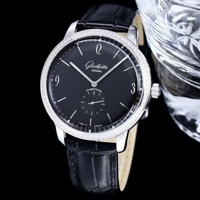 TW Factory Retro men's Silver / Gold steel case with diamond Watch